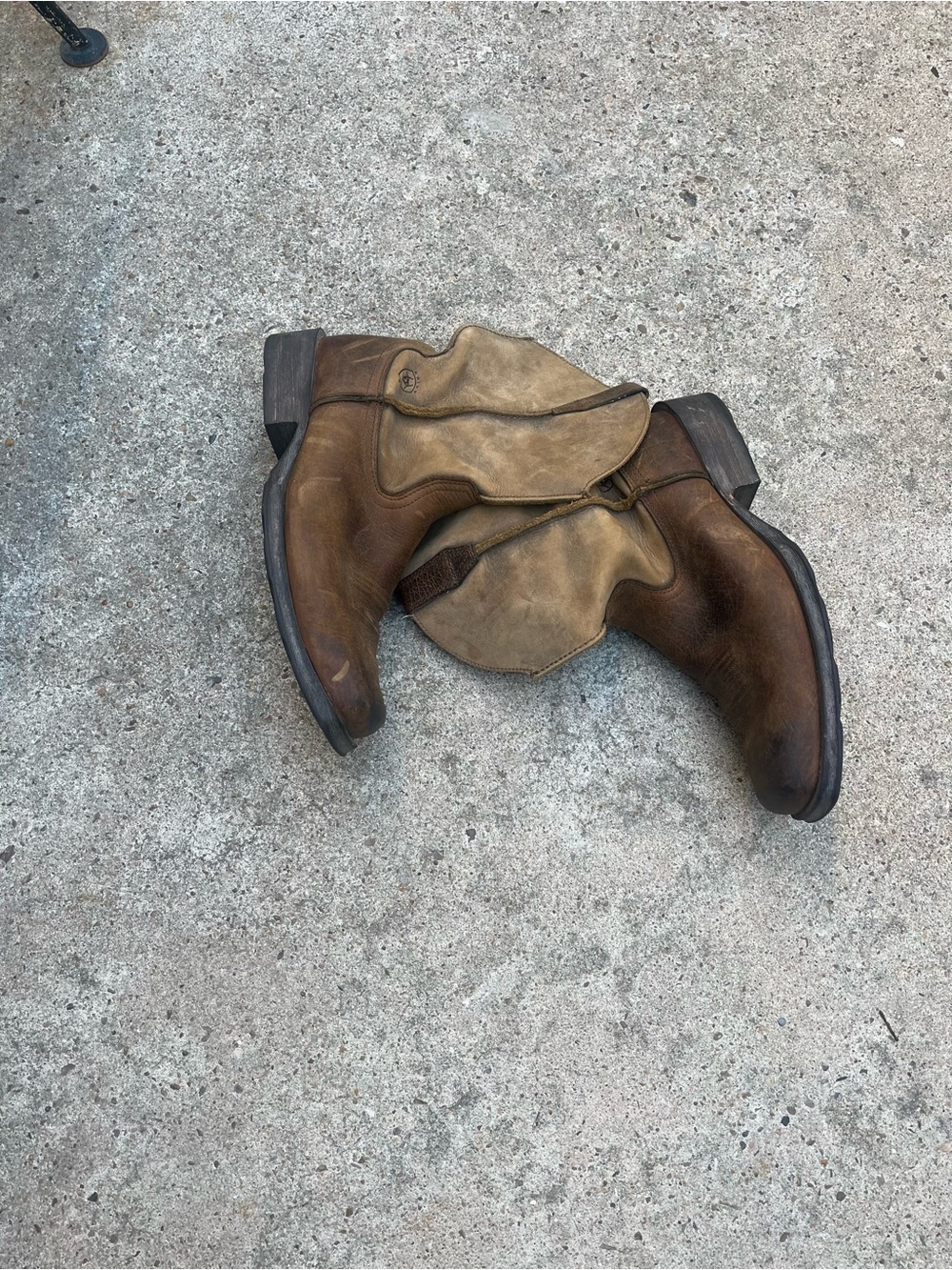 Ariat Brown Leather Western Boots